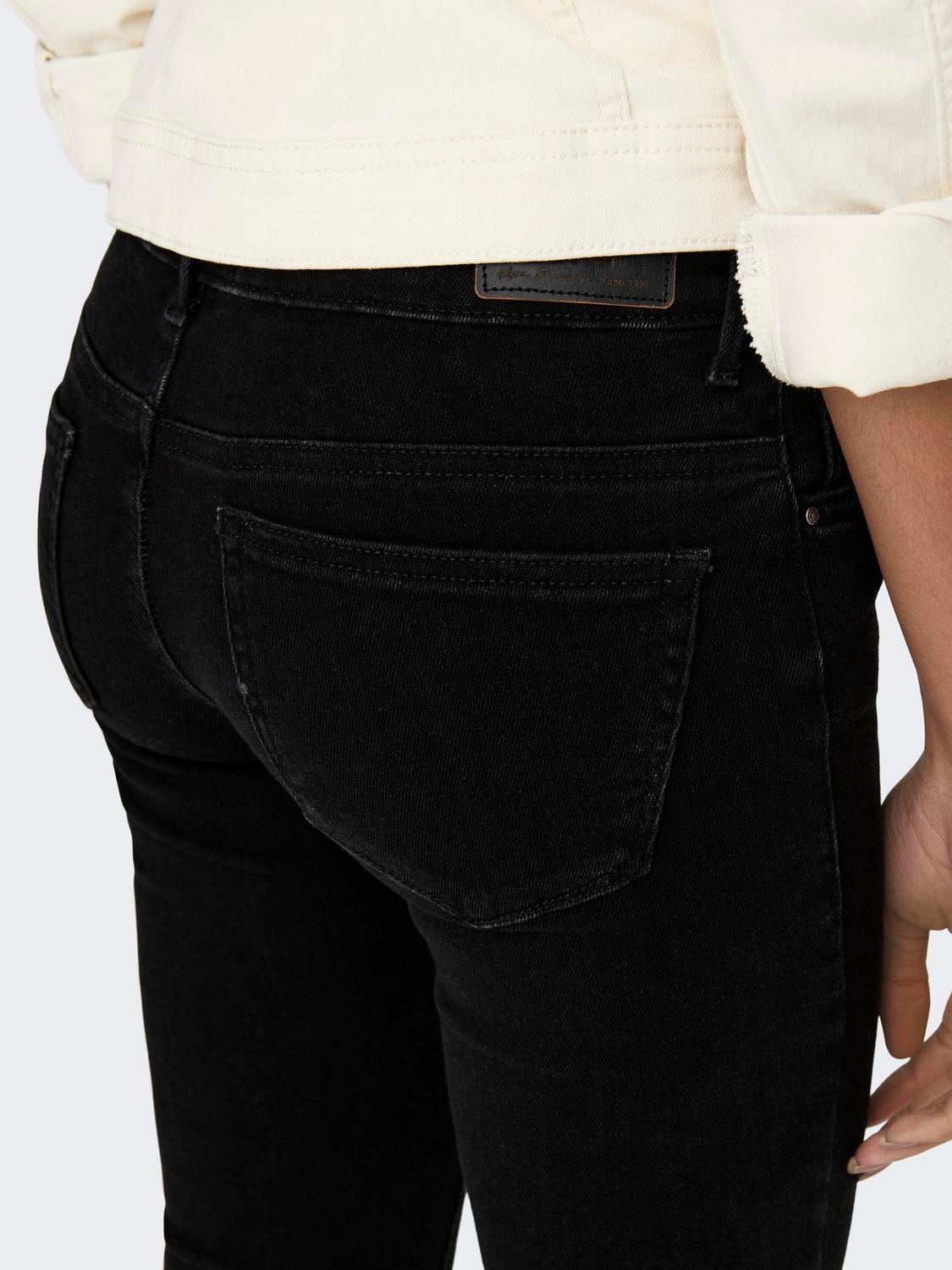 Bewijs onvoorwaardelijk Munching Skinny fit Super low waist Jeans | Black | ONLY®