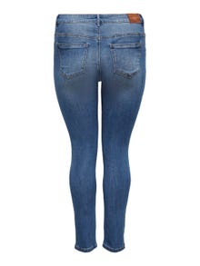 ONLY Curvy CarSally Life Reg Skinny Fit Jeans -Medium Blue Denim - 15233370
