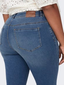 ONLY Jeans Skinny Fit Taille moyenne -Medium Blue Denim - 15233370