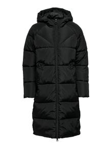 ONLY Hood Coat -Black - 15233425