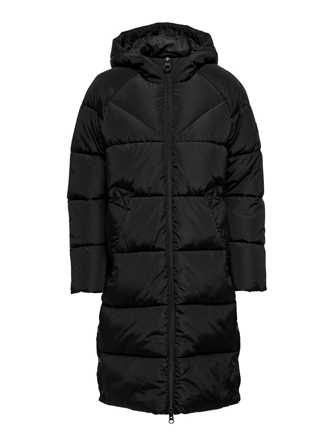 ONLY Hood Coat -Black - 15233425