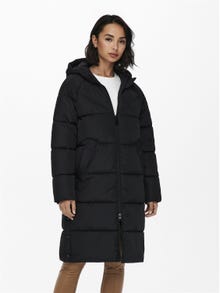 ONLY Hood Coat -Black - 15233425