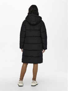 ONLY Hood Coat -Black - 15233425