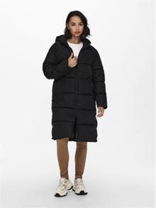 ONLY Doudoune longue Manteau -Black - 15233425