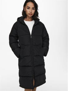 ONLY Doudoune longue Manteau -Black - 15233425