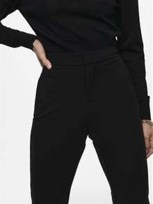 ONLY Pantalons Slim Fit Taille moyenne -Black - 15233496