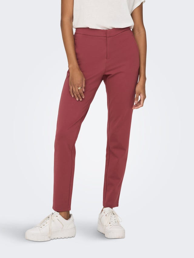 ONLY Pantalons Slim Fit Taille moyenne - 15233496