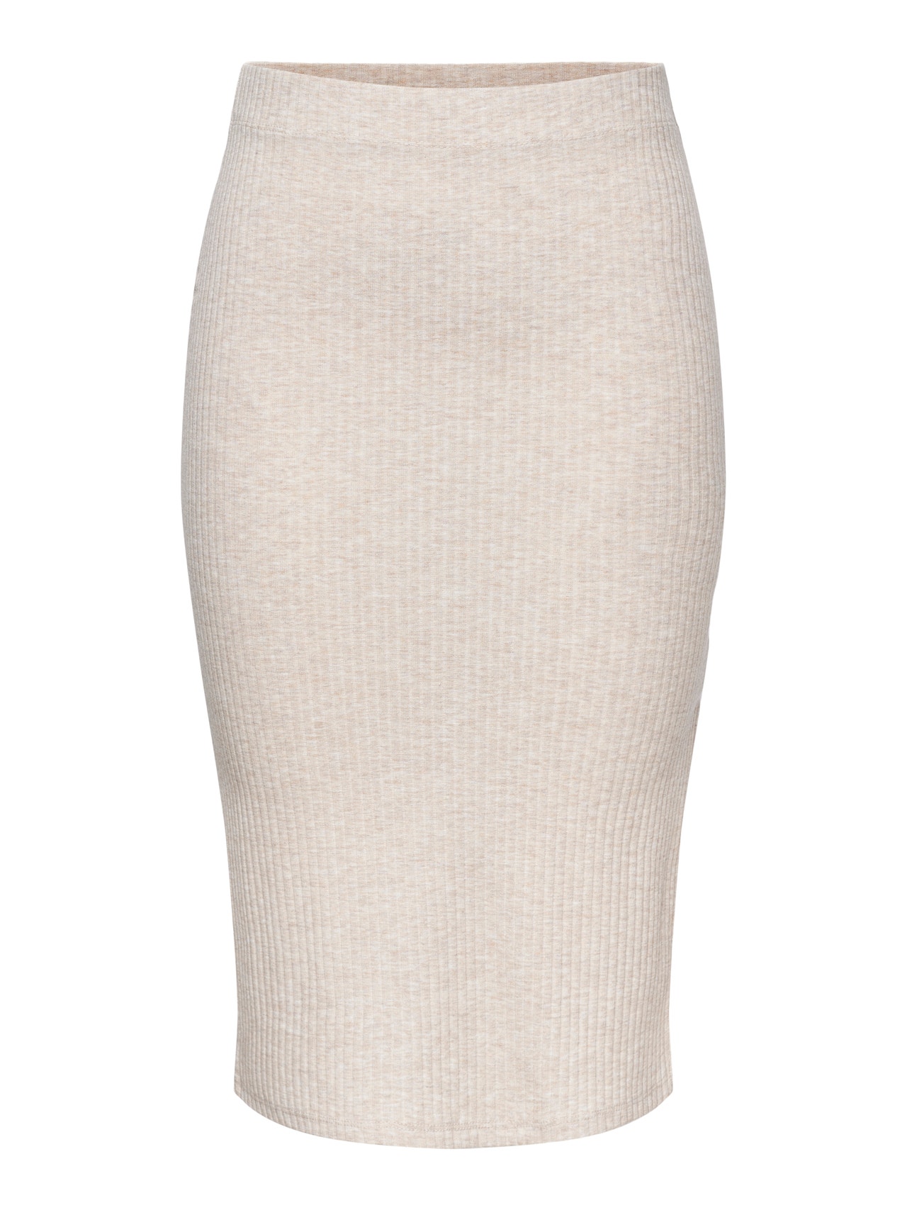 ONLY Midi nederdel med slids -Pumice Stone - 15233600