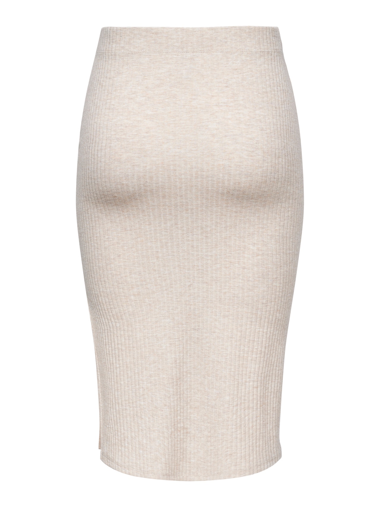 ONLY Midi nederdel med slids -Pumice Stone - 15233600