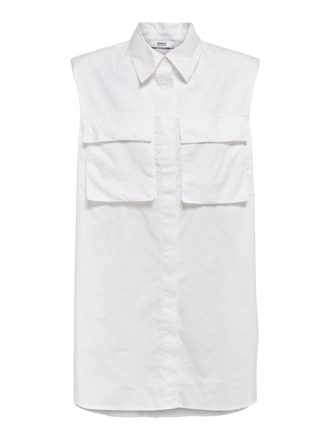 ONLY Ermeløs Skjorte -White - 15233714