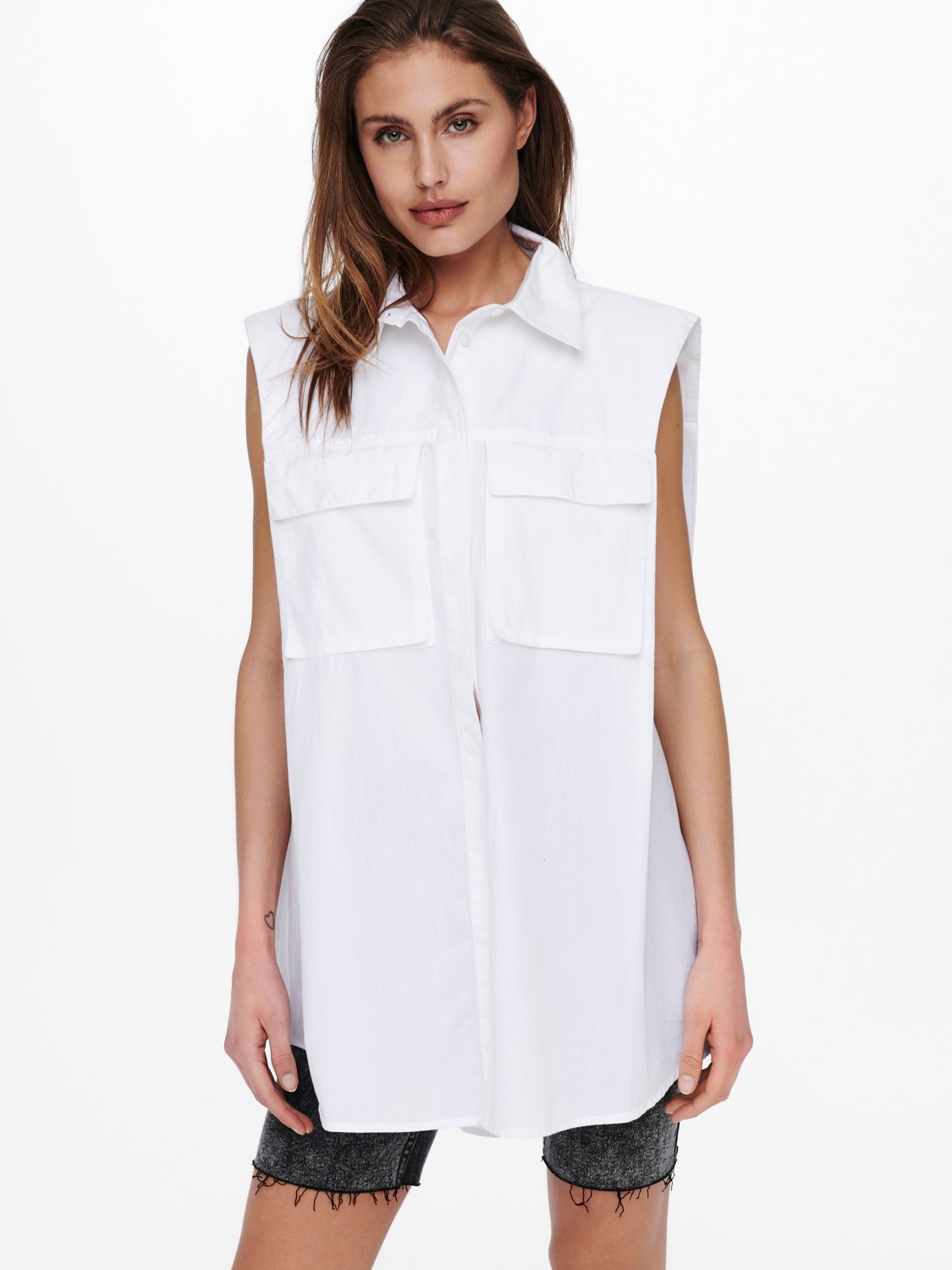 ONLY Regular fit Overhemd -White - 15233714