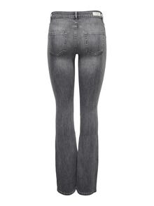 ONLY Flared Fit Mid waist Jeans -Grey Denim - 15233721