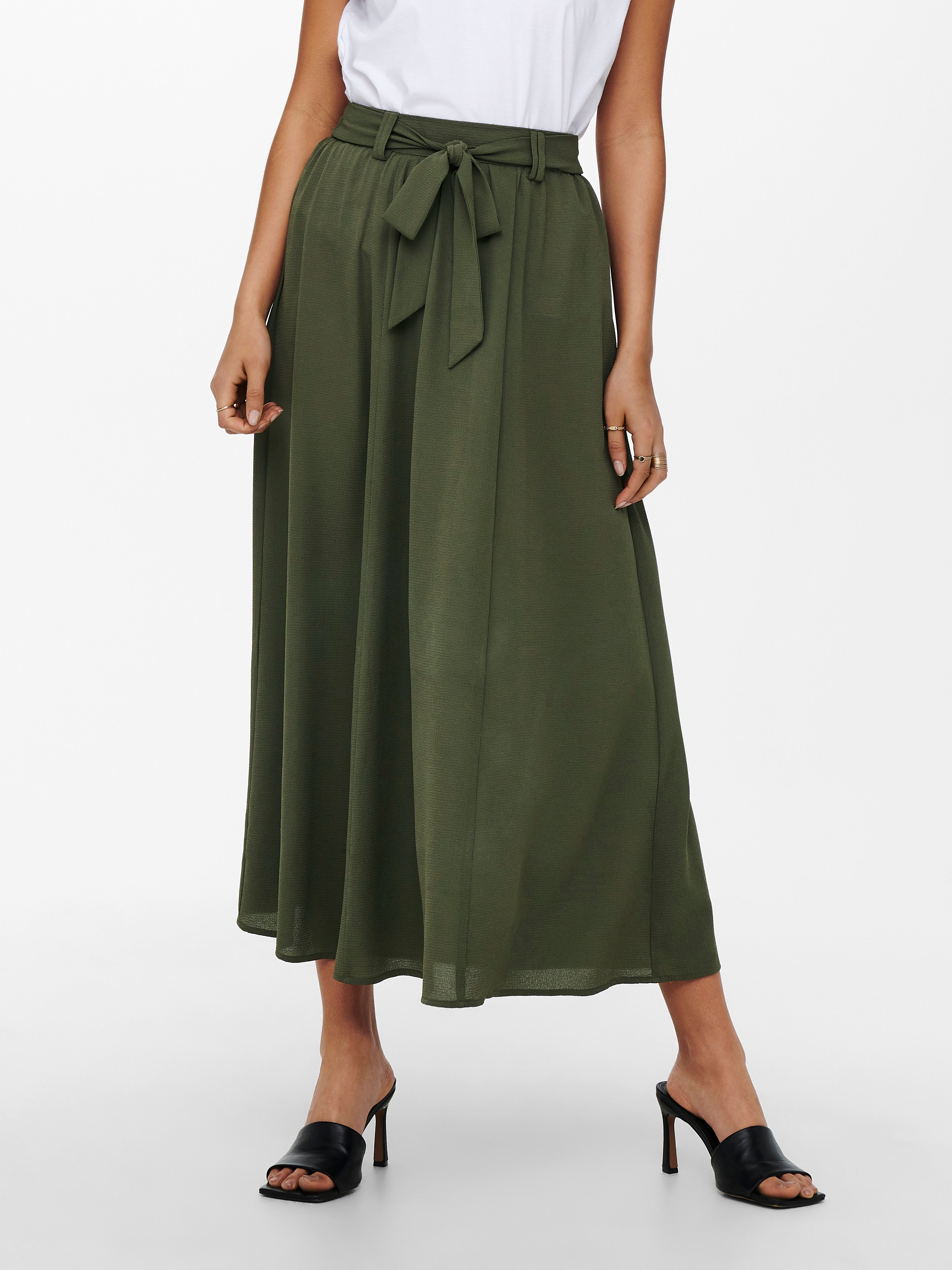 Only discount groene rok