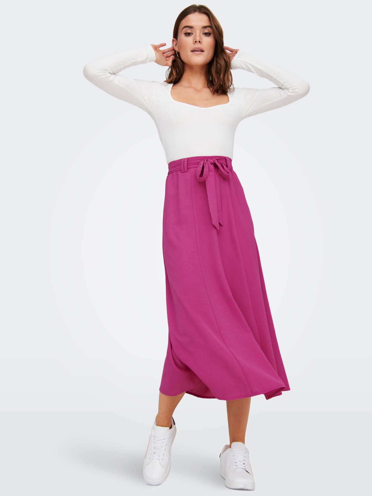 ONLY Lange Rok -Very Berry - 15233735