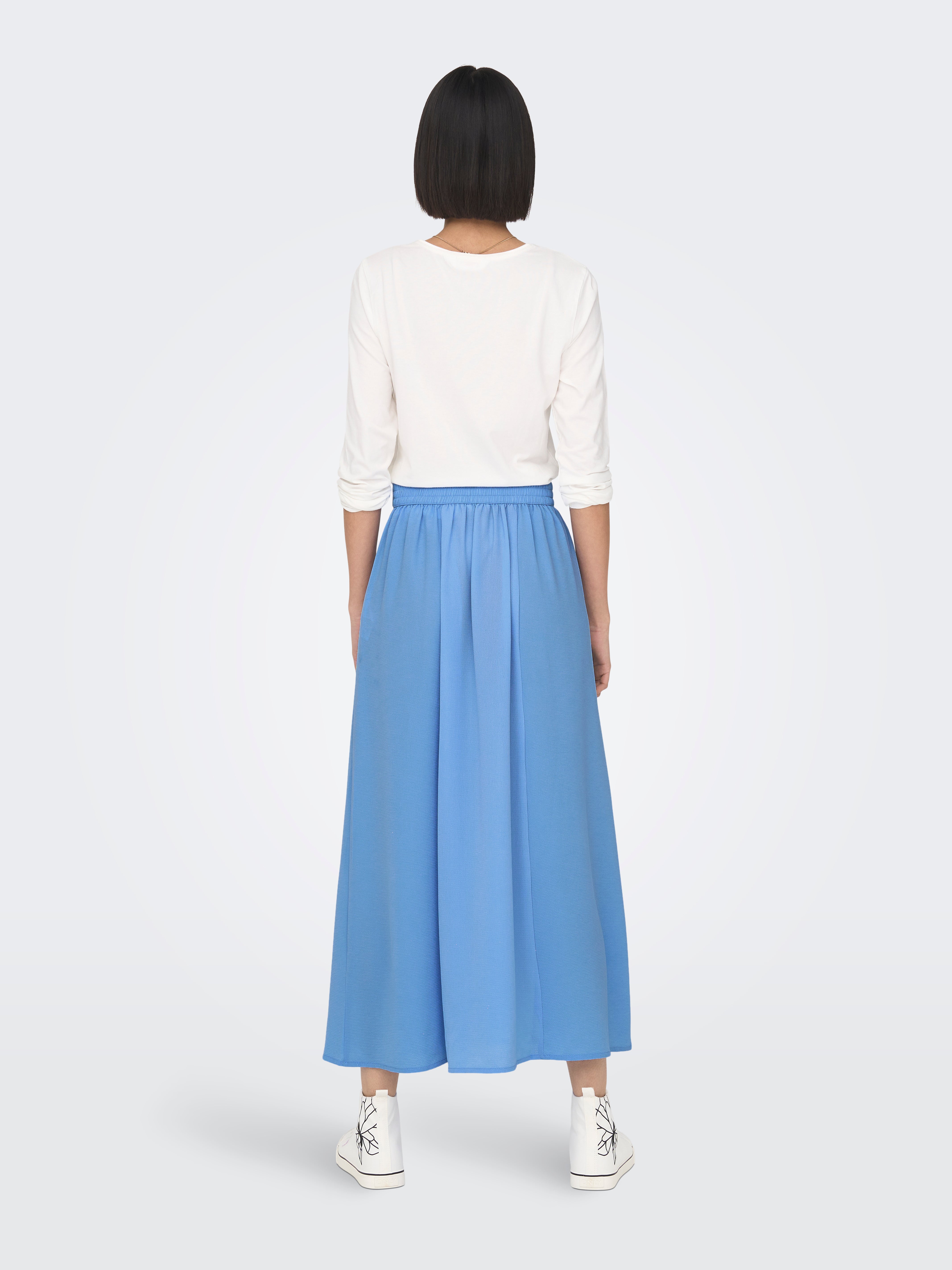 Midi skirt clearance blue