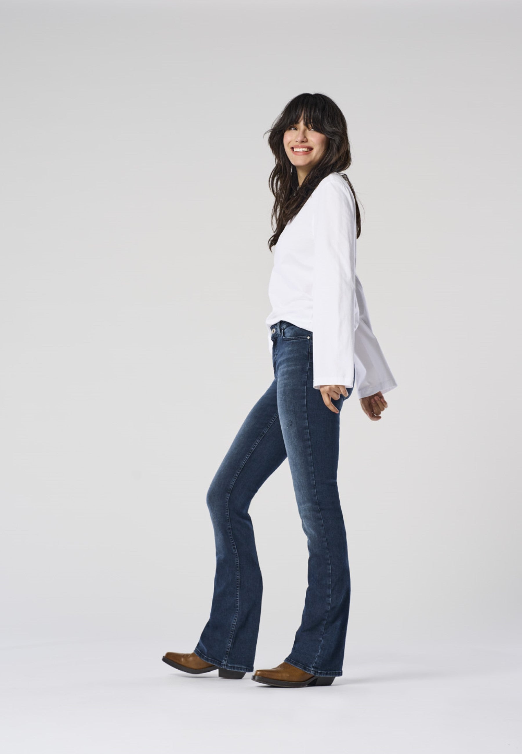 Onlblush Mittlere Taille Flared Jeans