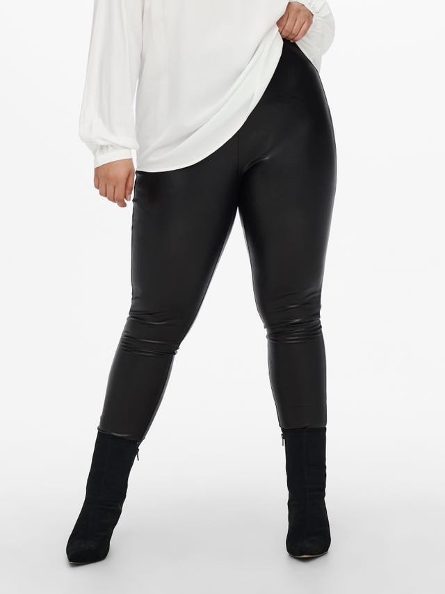 ONLY Curvy faux Leather Leggings - 15233969