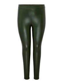 ONLY Curvy faux Leather Leggings -Rosin - 15233969