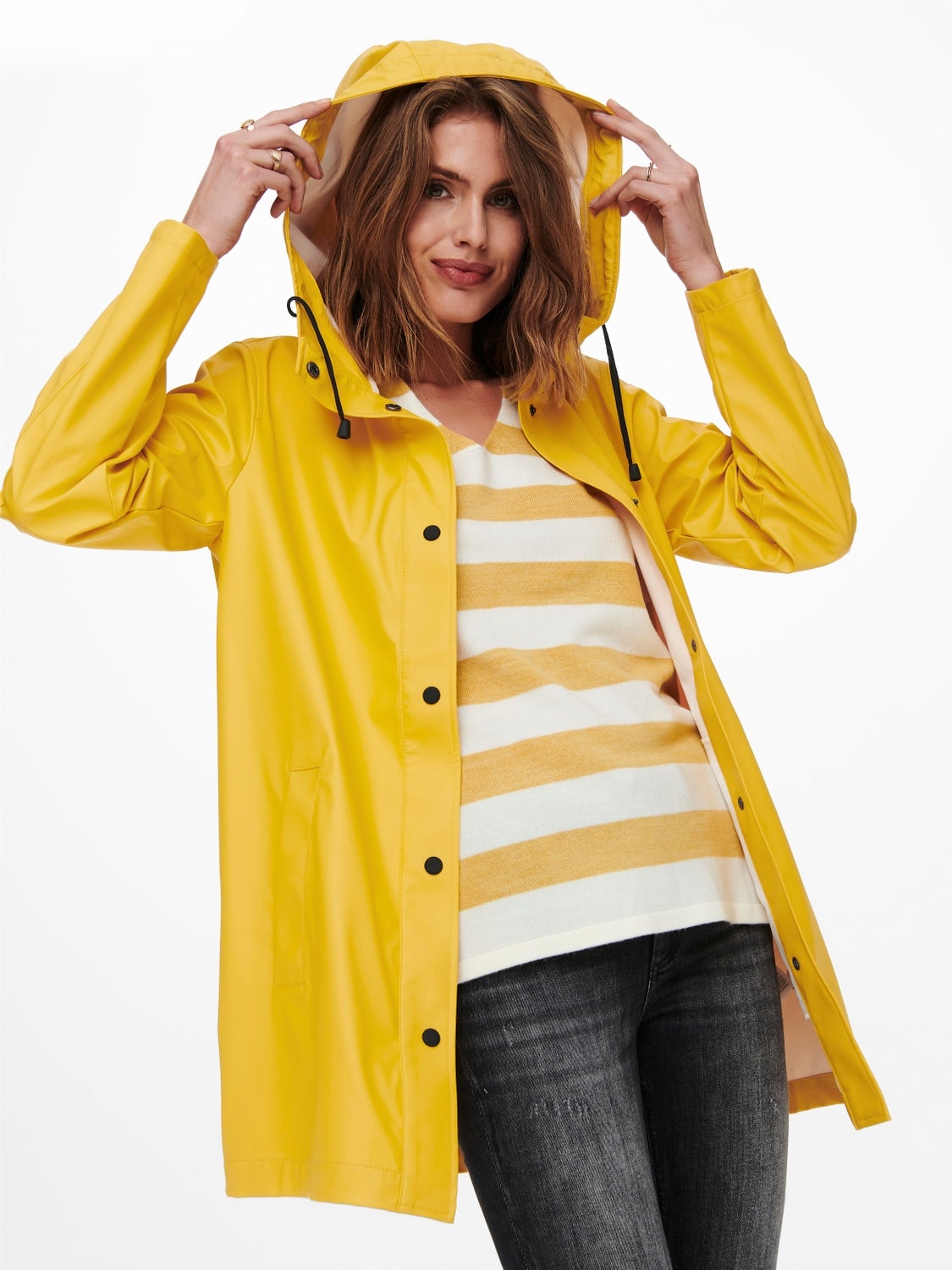 Solid colored Rain jacket | Medium 