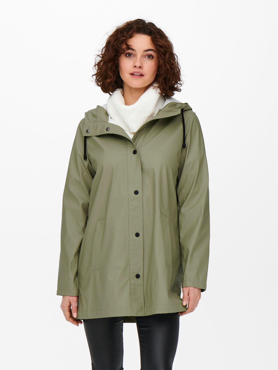 Solid colored Rain jacket | Medium 
