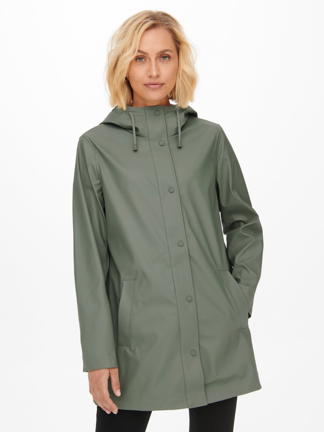 Solid colored Rain jacket | Medium 