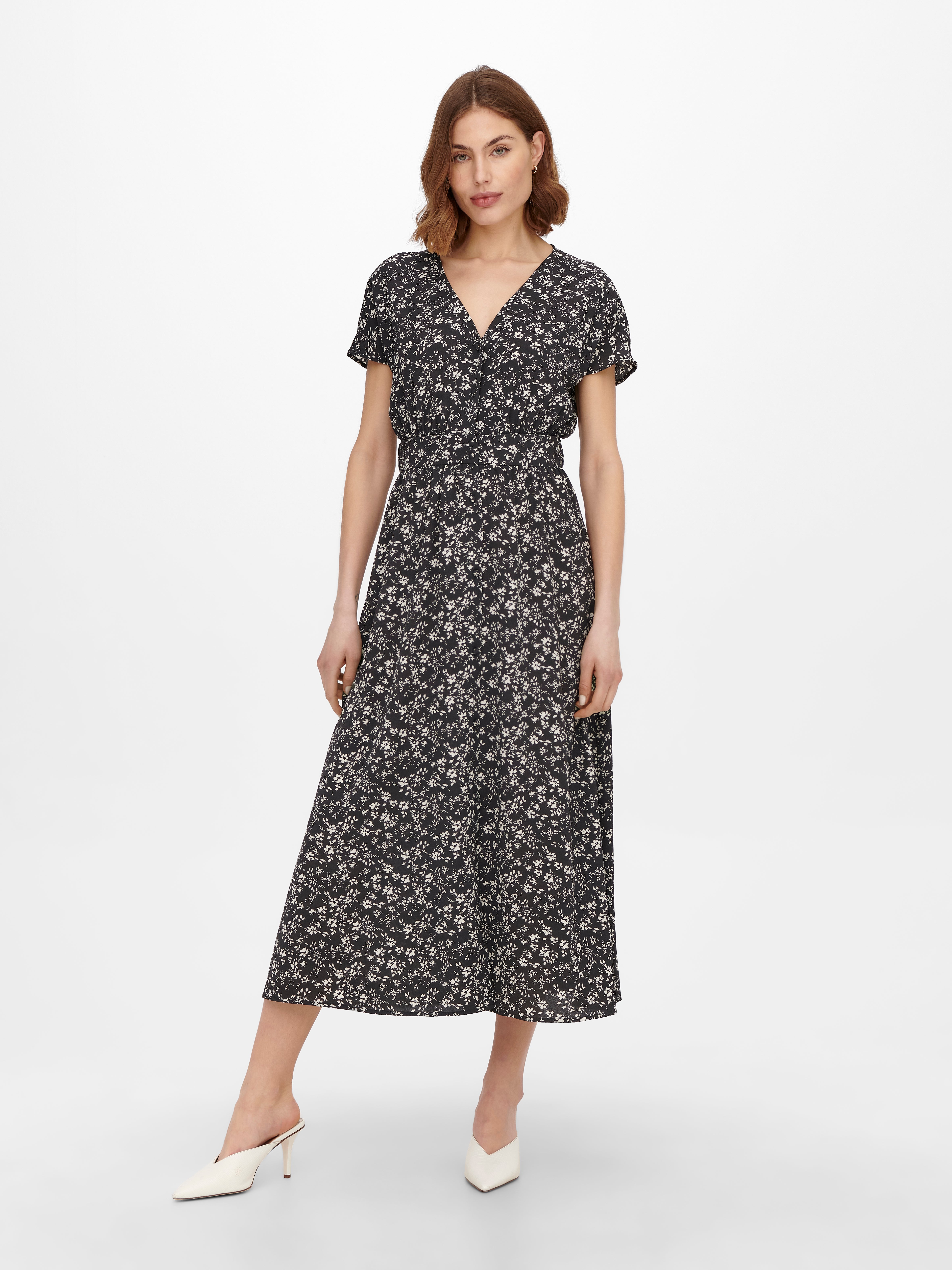 Gap wrap hot sale midi dress