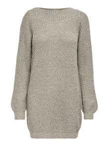 ONLY Mini knitted dress -Cement - 15234103