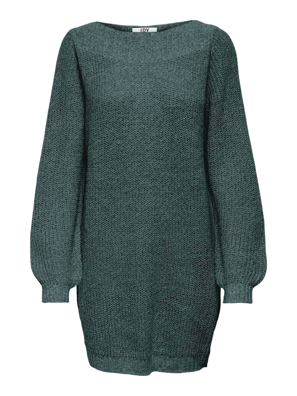 Mini knitted dress | Dark Turquoise | ONLY®