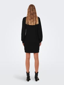 ONLY Mini strikket kjole -Black - 15234103