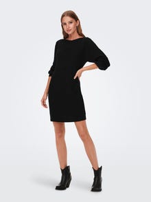 ONLY Mini strikket kjole -Black - 15234103