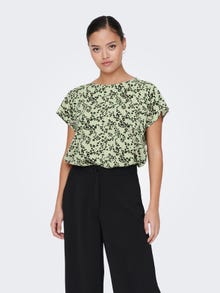 ONLY Printed Top -Chinois Green - 15234106