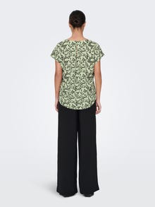 ONLY Print Top -Chinois Green - 15234106