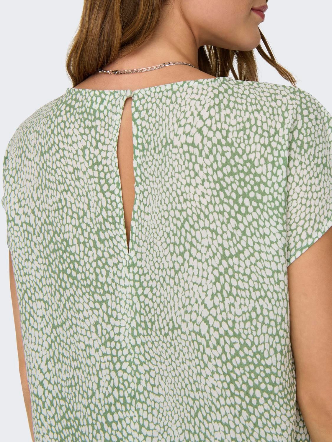 ONLY Print Top -Basil - 15234106