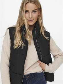 ONLY Gilets anti-froid Col haut -Black - 15234210