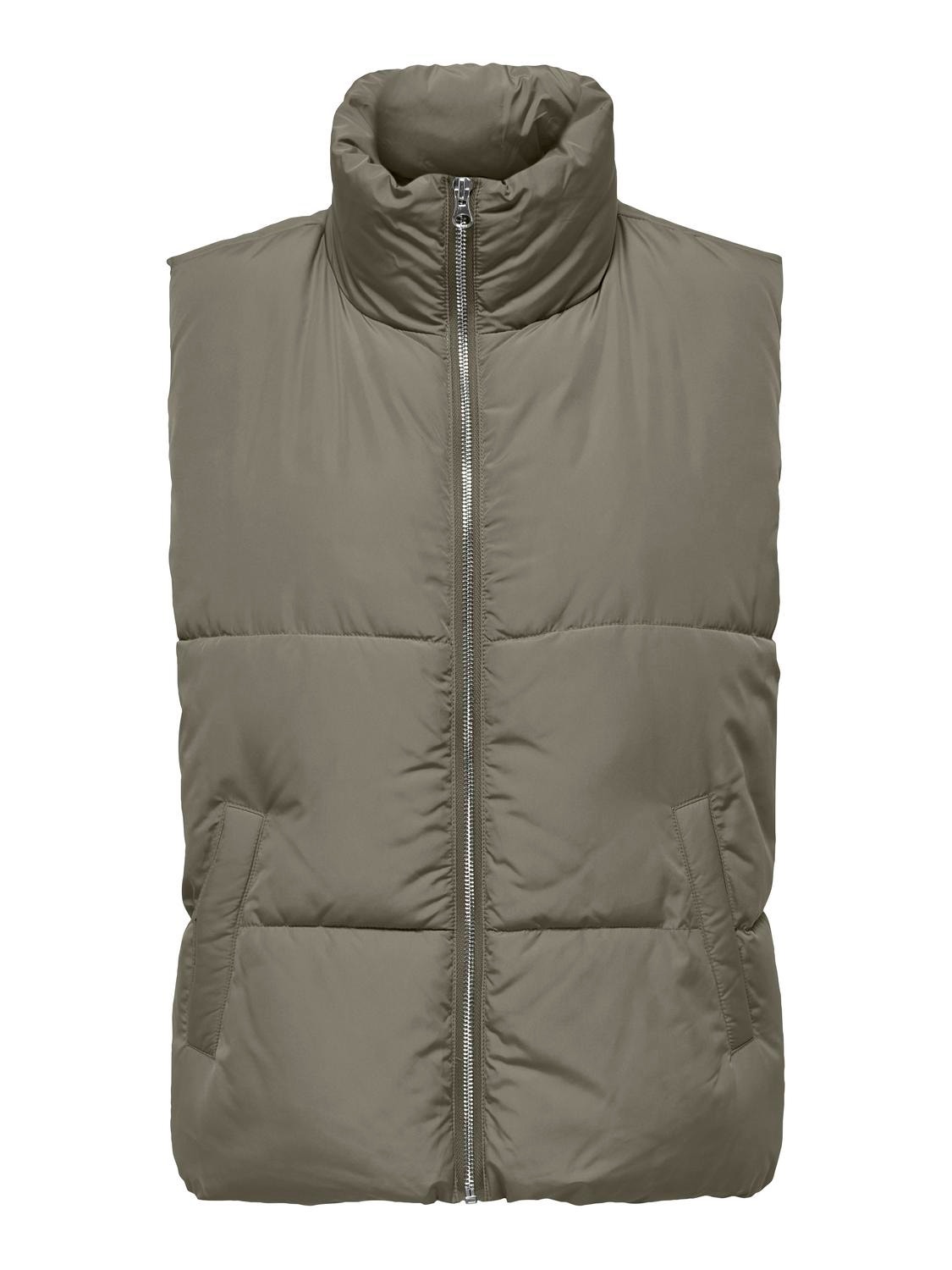 ONLY Gilets anti-froid Col haut -Vetiver - 15234210
