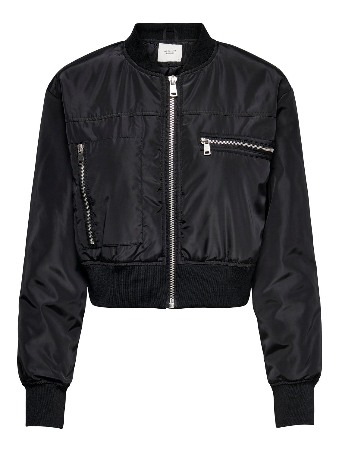 ladies cropped bomber jacket