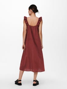 ONLY Loose fit V-Hals Lange jurk -Henna - 15234396