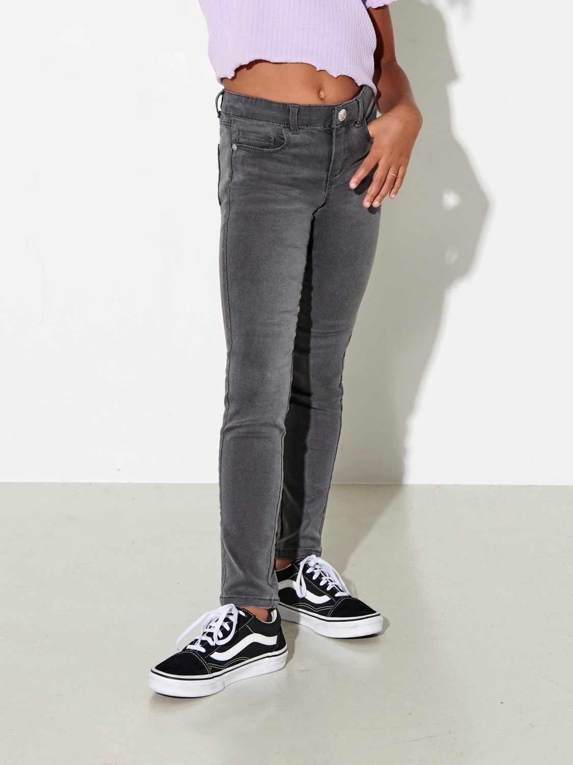 ONLY Skinny Fit Jeans -Dark Grey Denim - 15234572