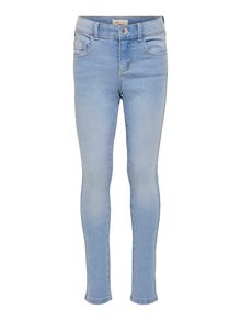ONLY Skinny Fit Mid waist Jeans -Light Blue Denim - 15234578