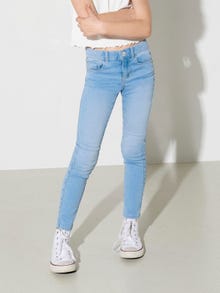 ONLY Skinny Fit Mittlere Taille Jeans -Light Blue Denim - 15234578