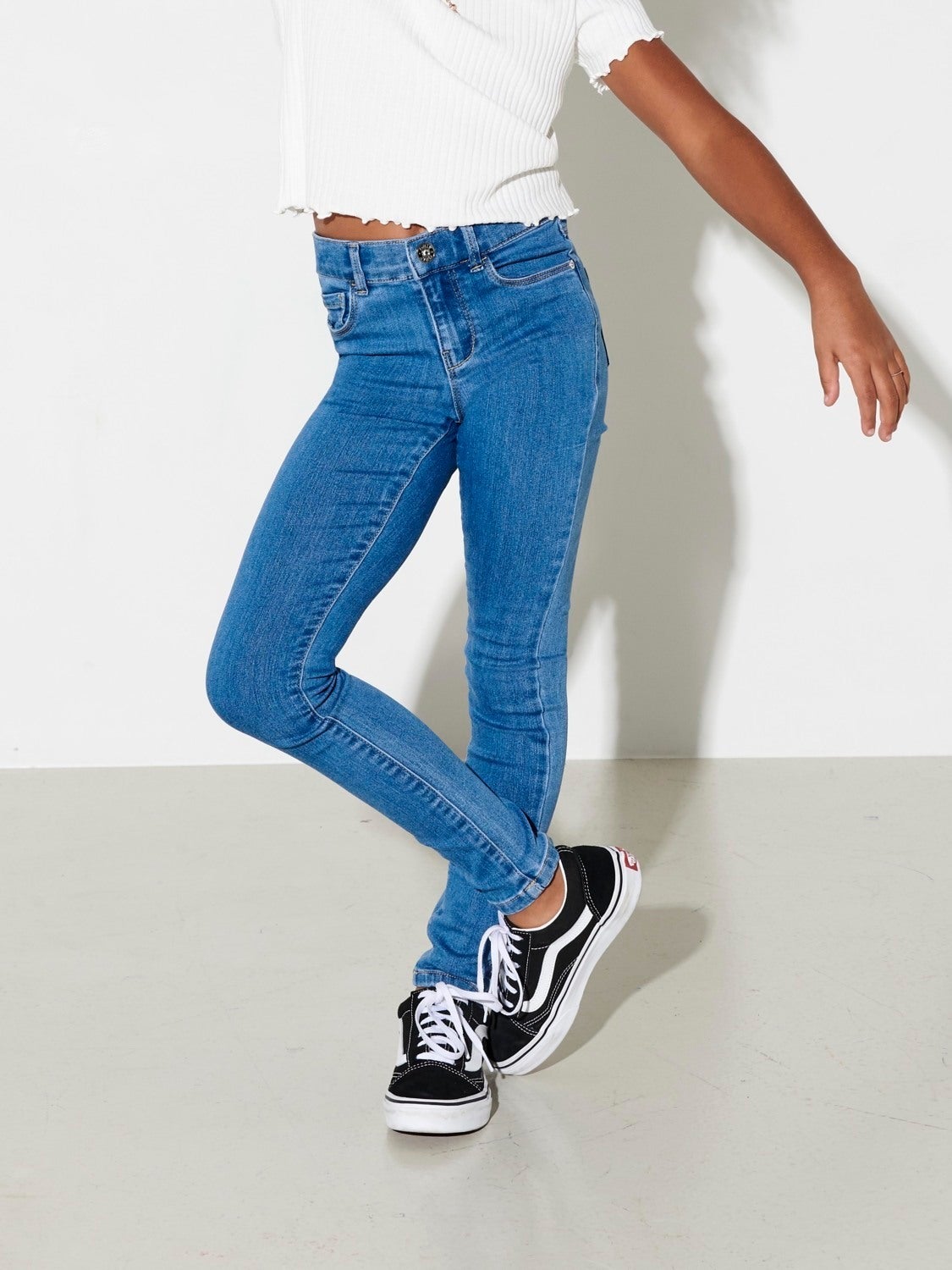 Konrain Mittlere Taille Skinny Fit Jeans