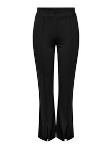 ONLY Pantalons Flared Fit Taille moyenne -Black - 15234628