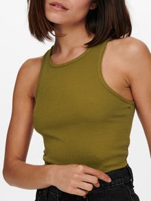 ONLY Tavapärane lõige Ümmargune kaelus Särgik -Plantation - 15234659