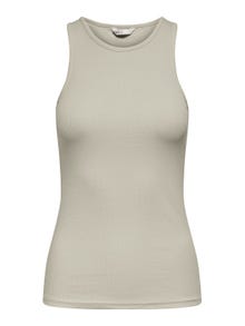 ONLY Regular fit O-hals Tanktop -Pumice Stone - 15234659