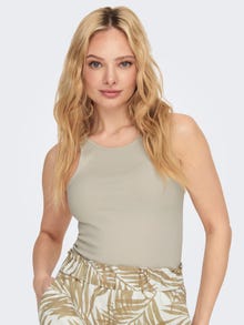 ONLY Tavapärane lõige Ümmargune kaelus Särgik -Pumice Stone - 15234659