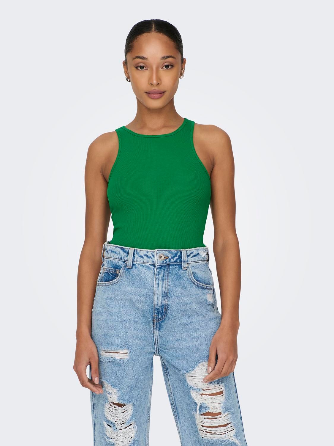 Dark green clearance tank top