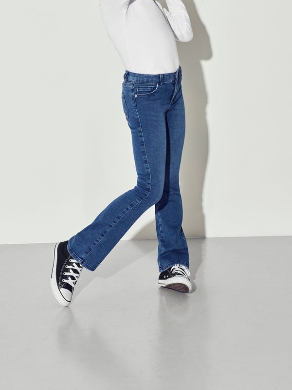 KONMadison life hw cropped wide Flared Jeans scontato del 30 | ONLY®