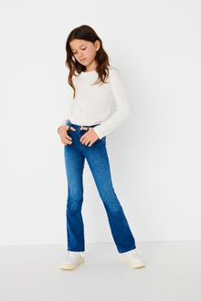 ONLY Alt laienev lõige Teksad -Medium Blue Denim - 15234678