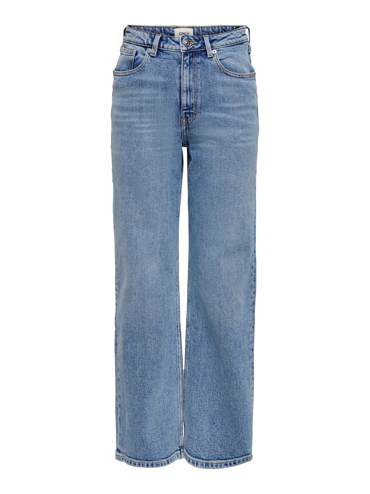 ONLY ONLJuicy life wide high-waist jeans -Medium Blue Denim - 15234743