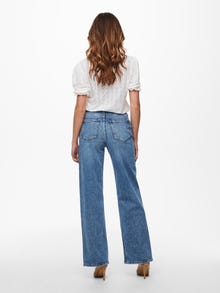 ONLY ONLJuicy life wide high-waist jeans -Medium Blue Denim - 15234743